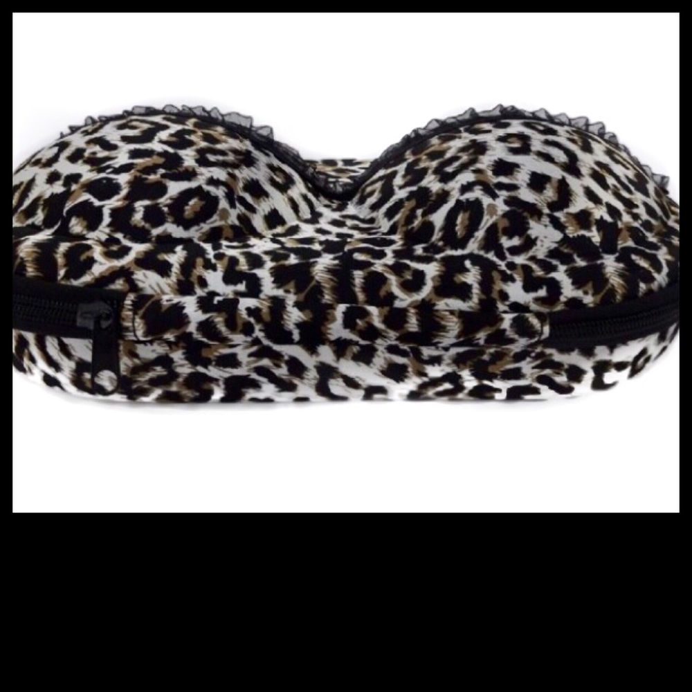 Leopard Print Intimates Travel Bag/Organizer - image 4